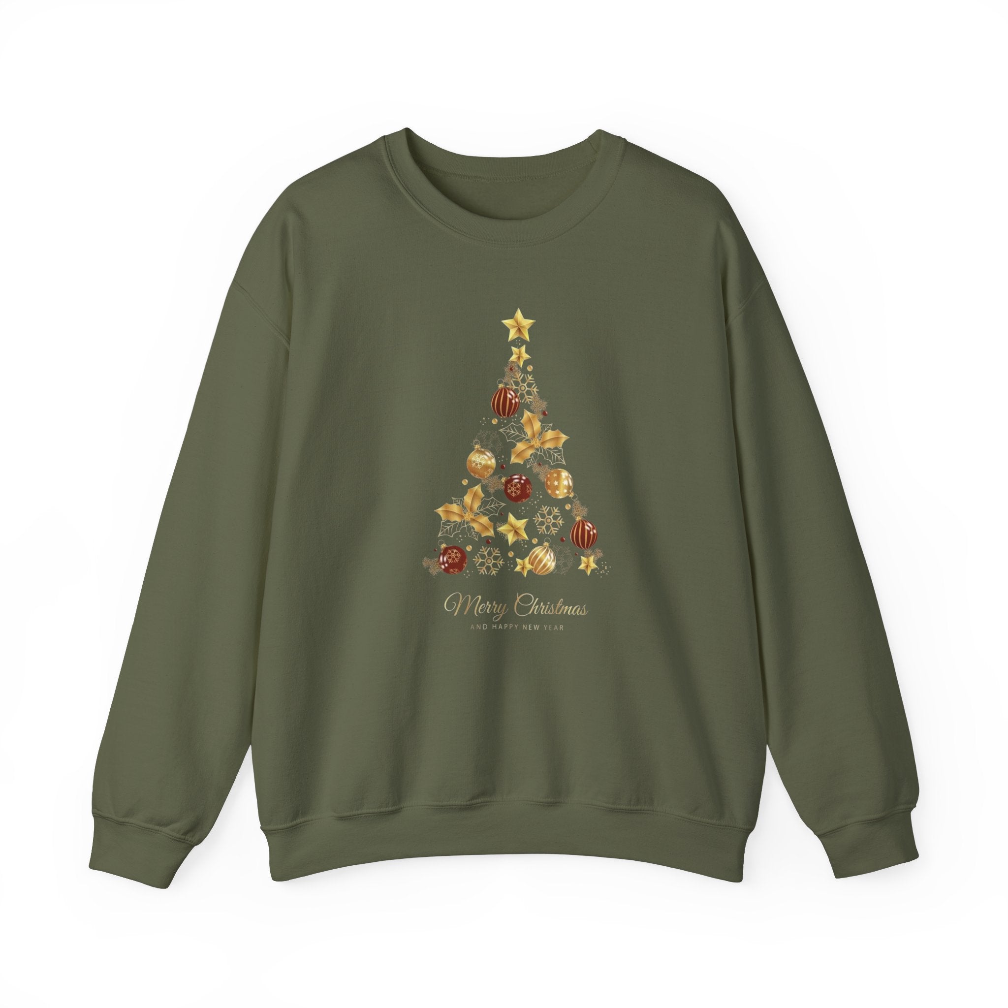 Pull à col rond avec arbres de Noël, chemise de Noël pour femme, t-shirt joyeux Noël, pull pour Noël