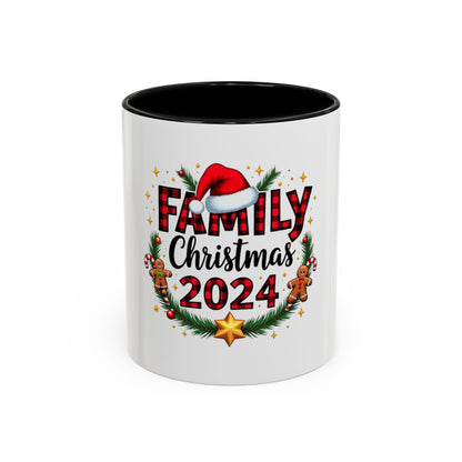 Tasse de Noël famille  en ceramic  Mug (11, 15oz) Mug (11, 15oz)