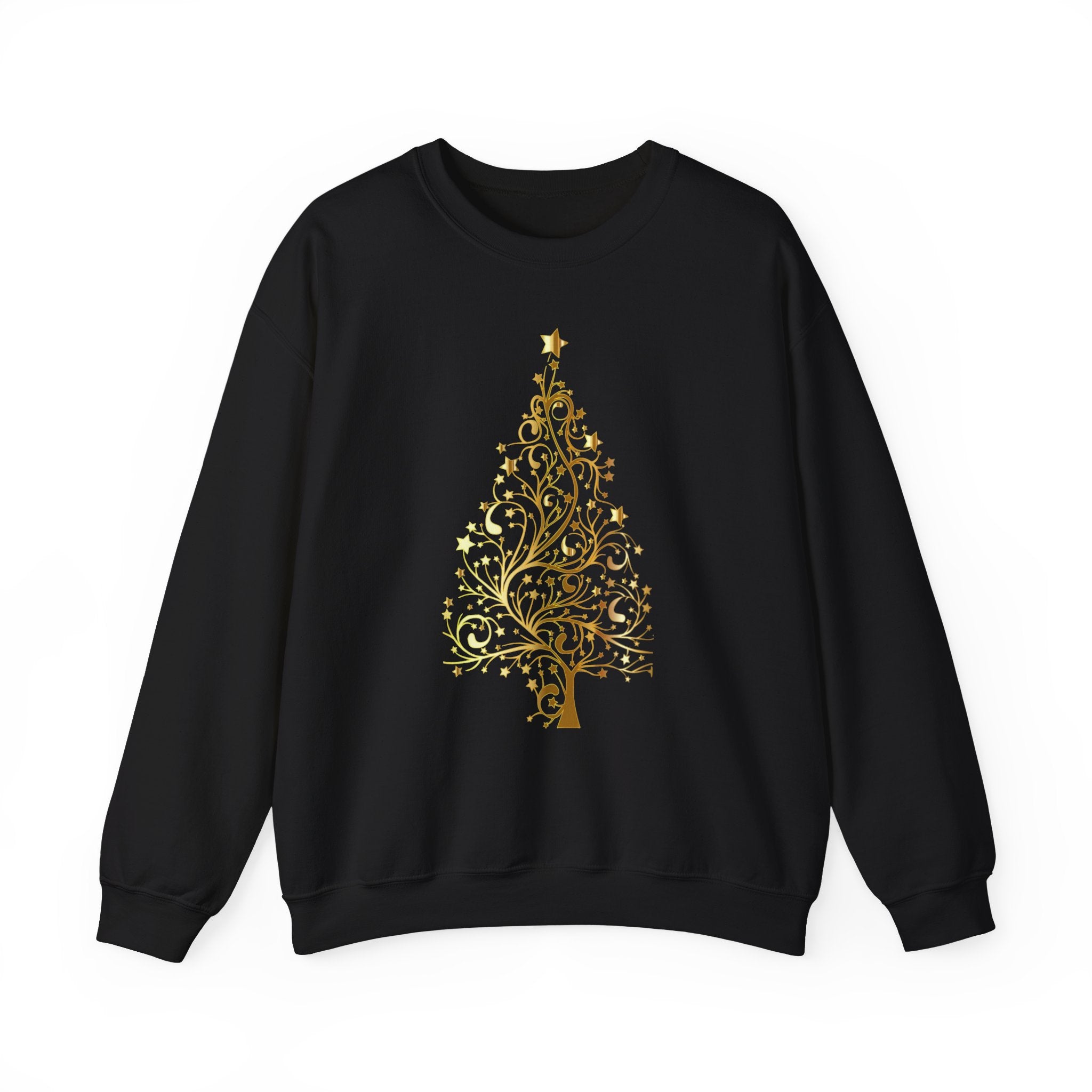 Pull à col rond avec arbres de Noël, chemise de Noël unisex , t-shirt joyeux Noël, pull pour Noël, jolie chemise de Noël