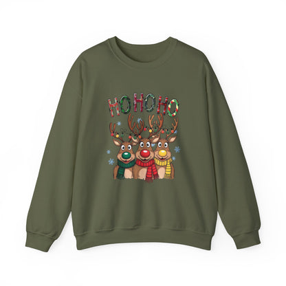 Pull à col rond avec arbres de Noël, chemise de Noël unisex , t-shirt joyeux Noël, pull pour Noël unisex