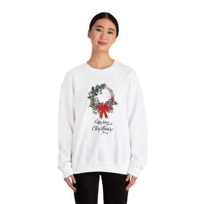 Pull à col rond  de Noël, chemise de Noël pour femme, t-shirt joyeux Noël, pull pour Noël, jolie chemise de Noël , merry christmas