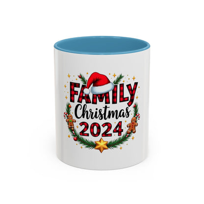 Tasse de Noël famille  en ceramic  Mug (11, 15oz) Mug (11, 15oz)