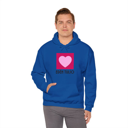 Sweat-shirt à Capuche coeur Unisexe en Mélange Épais