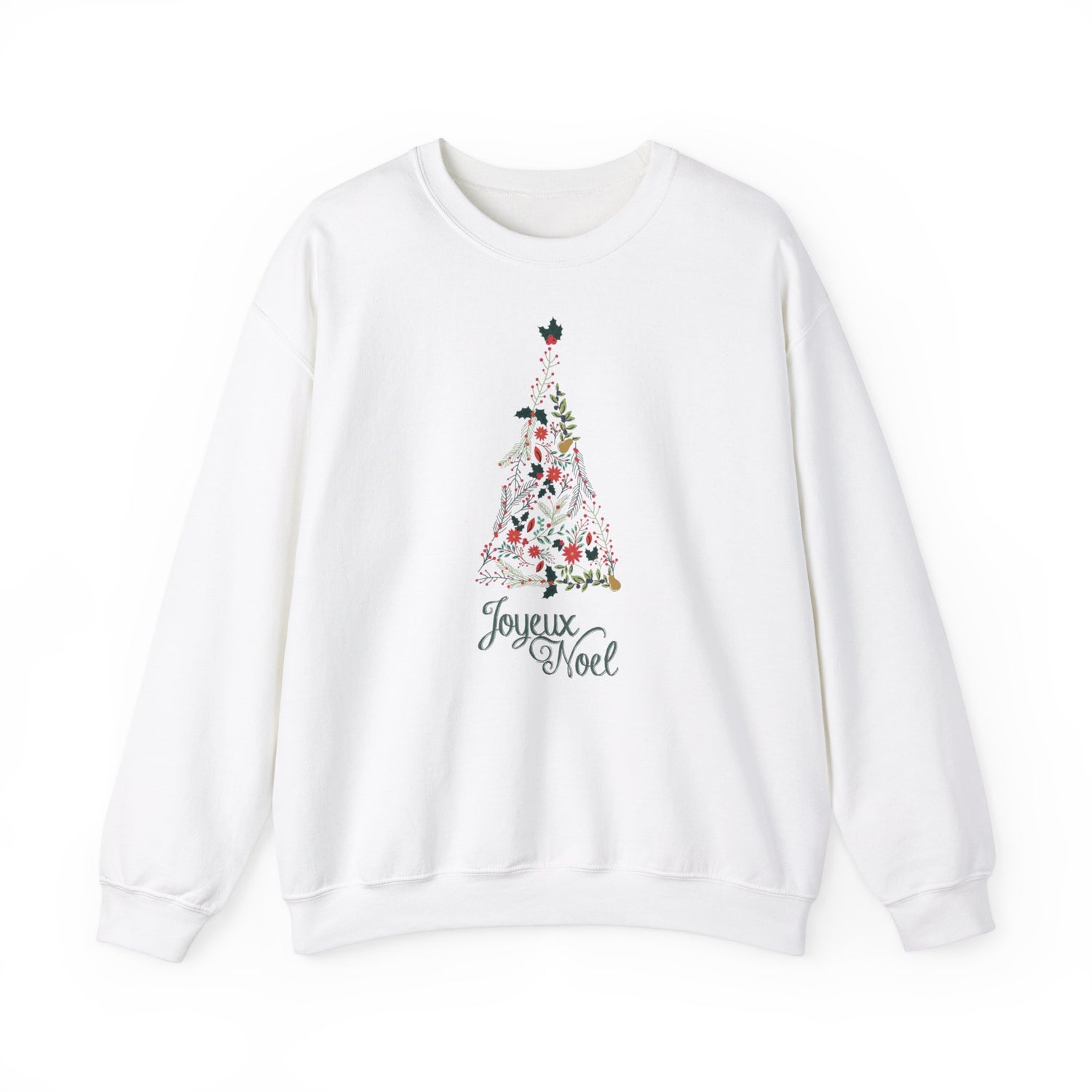 Pull à col rond avec arbres de Noël, chemise de Noël pour unisex , t-shirt joyeux Noël, pull pour Noël