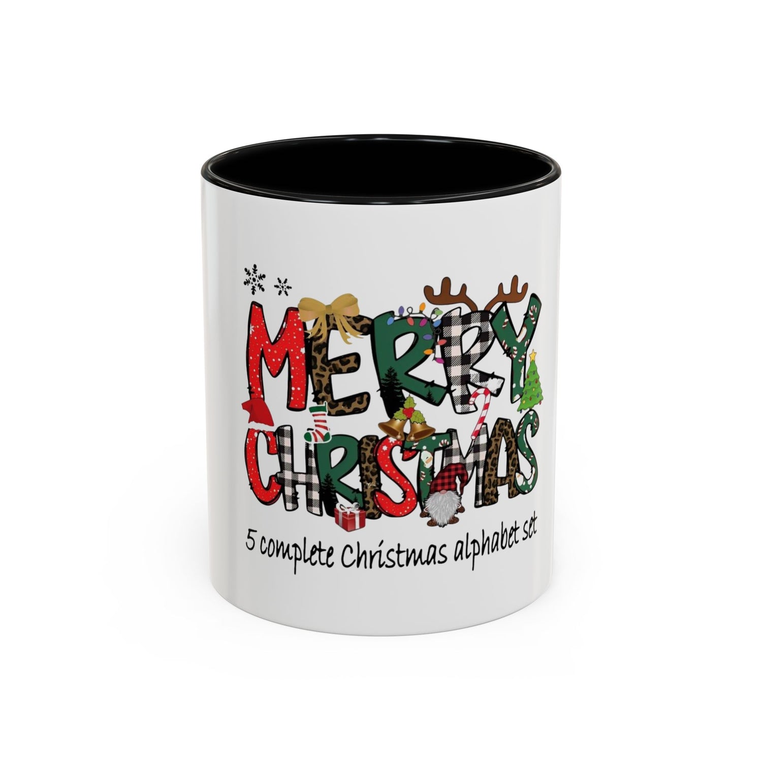 Mug céramique accentué Merry christmas