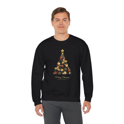 Pull à col rond avec arbres de Noël, chemise de Noël pour femme, t-shirt joyeux Noël, pull pour Noël