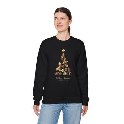 Pull à col rond avec arbres de Noël, chemise de Noël pour femme, t-shirt joyeux Noël, pull pour Noël