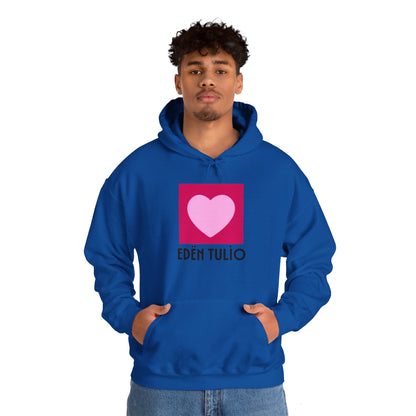 Sweat-shirt à Capuche coeur Unisexe en Mélange Épais