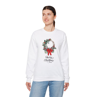 Pull à col rond  de Noël, chemise de Noël pour femme, t-shirt joyeux Noël, pull pour Noël, jolie chemise de Noël , merry christmas