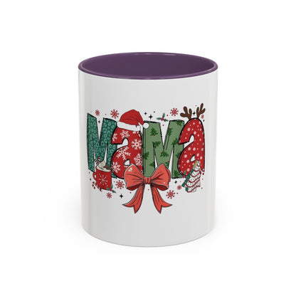 Tasse de Noël maman en ceramic  Mug (11, 15oz)