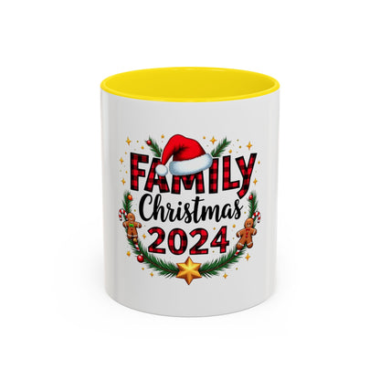 Tasse de Noël famille  en ceramic  Mug (11, 15oz) Mug (11, 15oz)