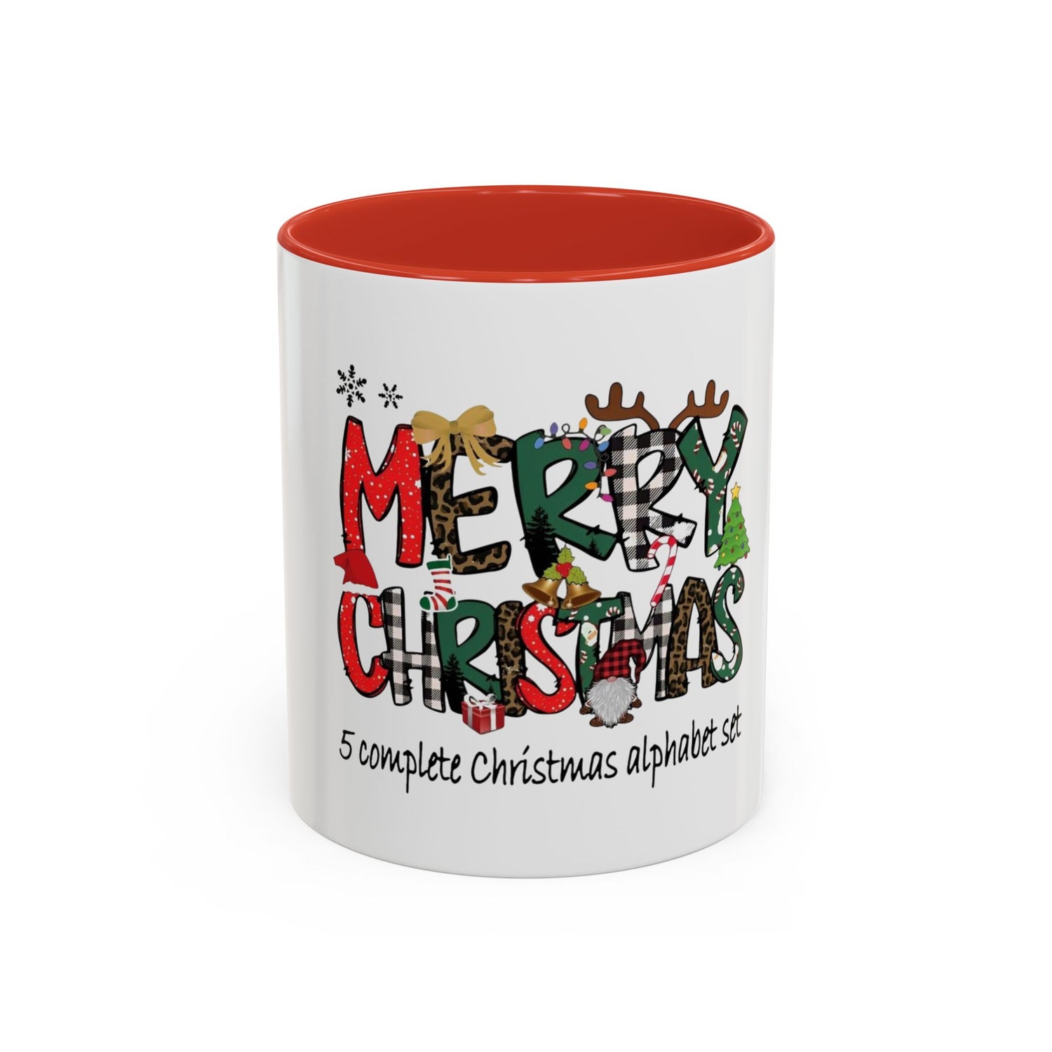 Mug céramique accentué Merry christmas