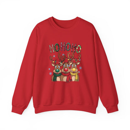 Pull à col rond avec arbres de Noël, chemise de Noël unisex , t-shirt joyeux Noël, pull pour Noël unisex