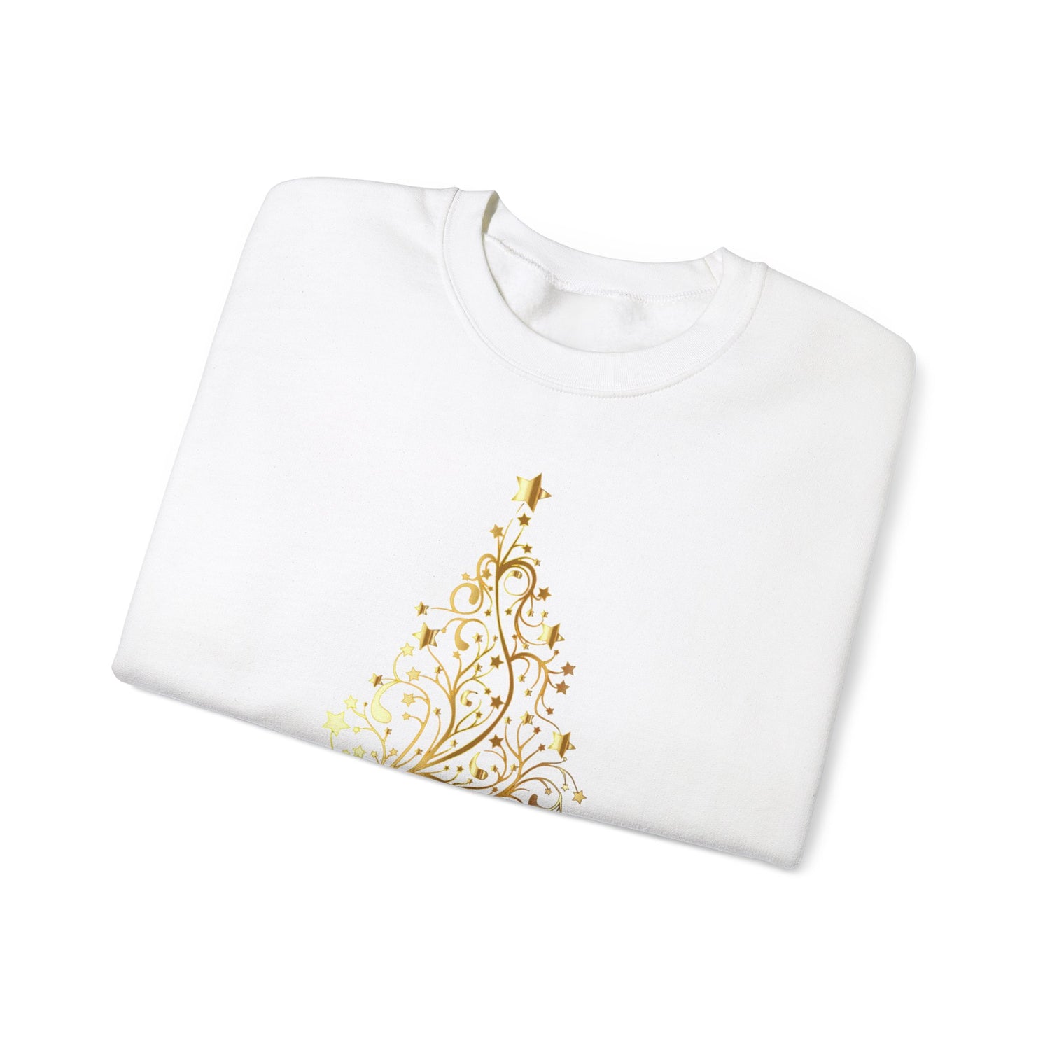 Pull à col rond avec arbres de Noël, chemise de Noël unisex , t-shirt joyeux Noël, pull pour Noël, jolie chemise de Noël