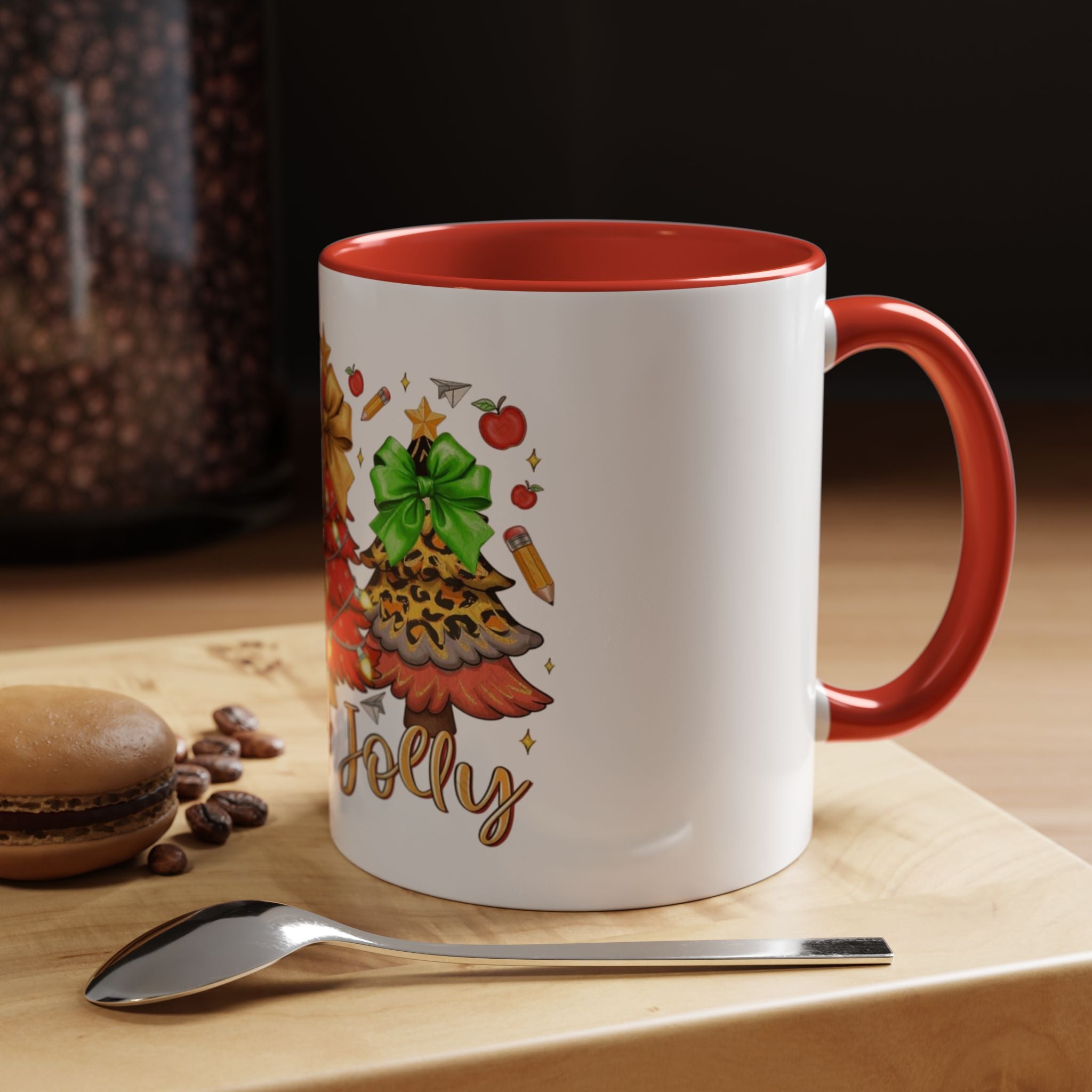 Tasse de Noël en ceramic  Mug  accentué(11, 15oz)