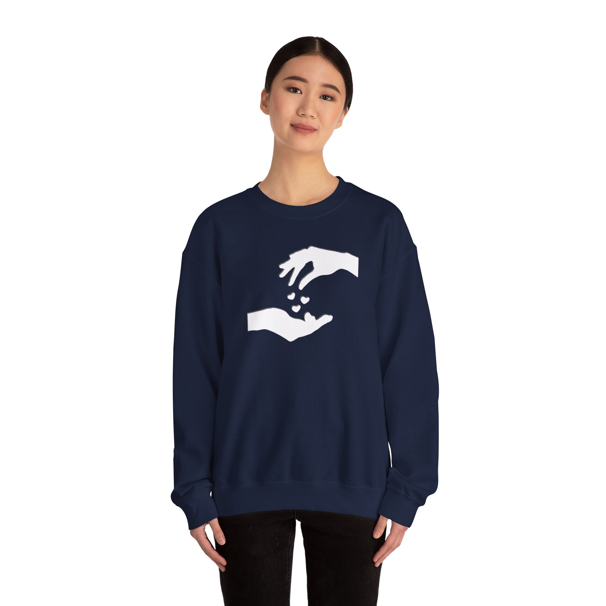 Sweatshirt  Unisexe Confortable hands love